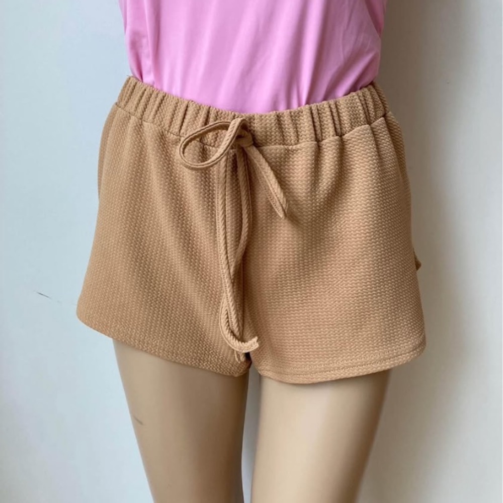 SHEIN textured shorts